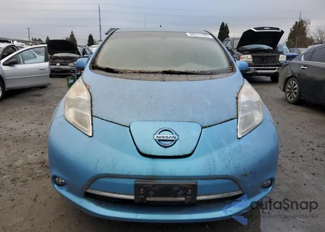 2012 Nissan Leaf Sv z USA, uszkodzony, nr VIN JN1AZ0CP5CT026165